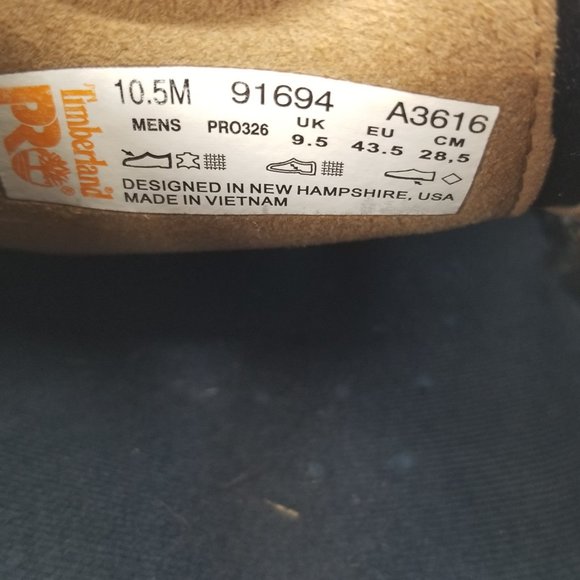 Timberland PRO ESD Safety Toe Work Shoes Brown 91694 Slip On Brown Sz 10.5 - Picture 8 of 8